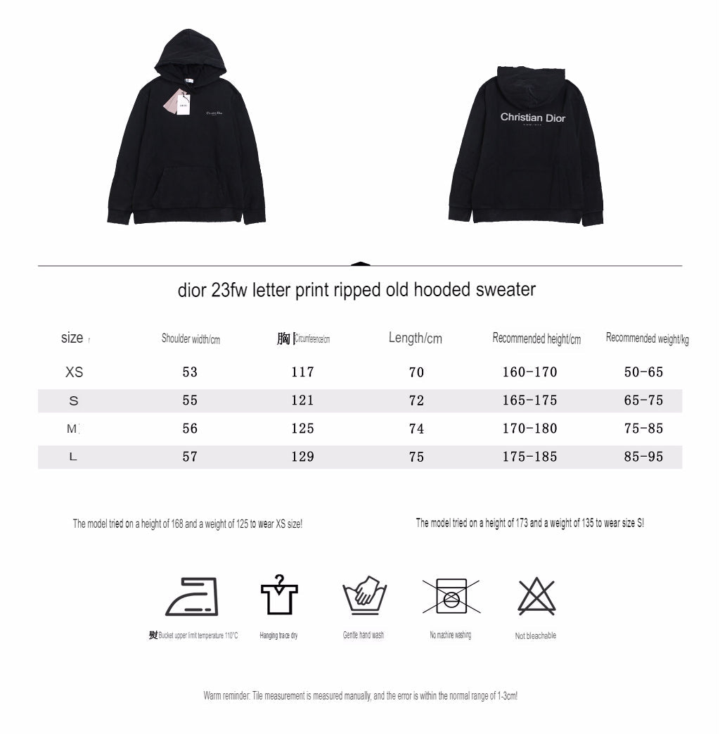 Dior Black Hoodie - netstar
