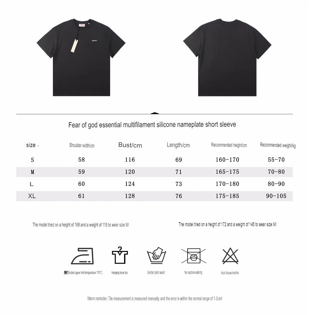 Fear of God Essentials Logo T-Shirt - Black - netstar®