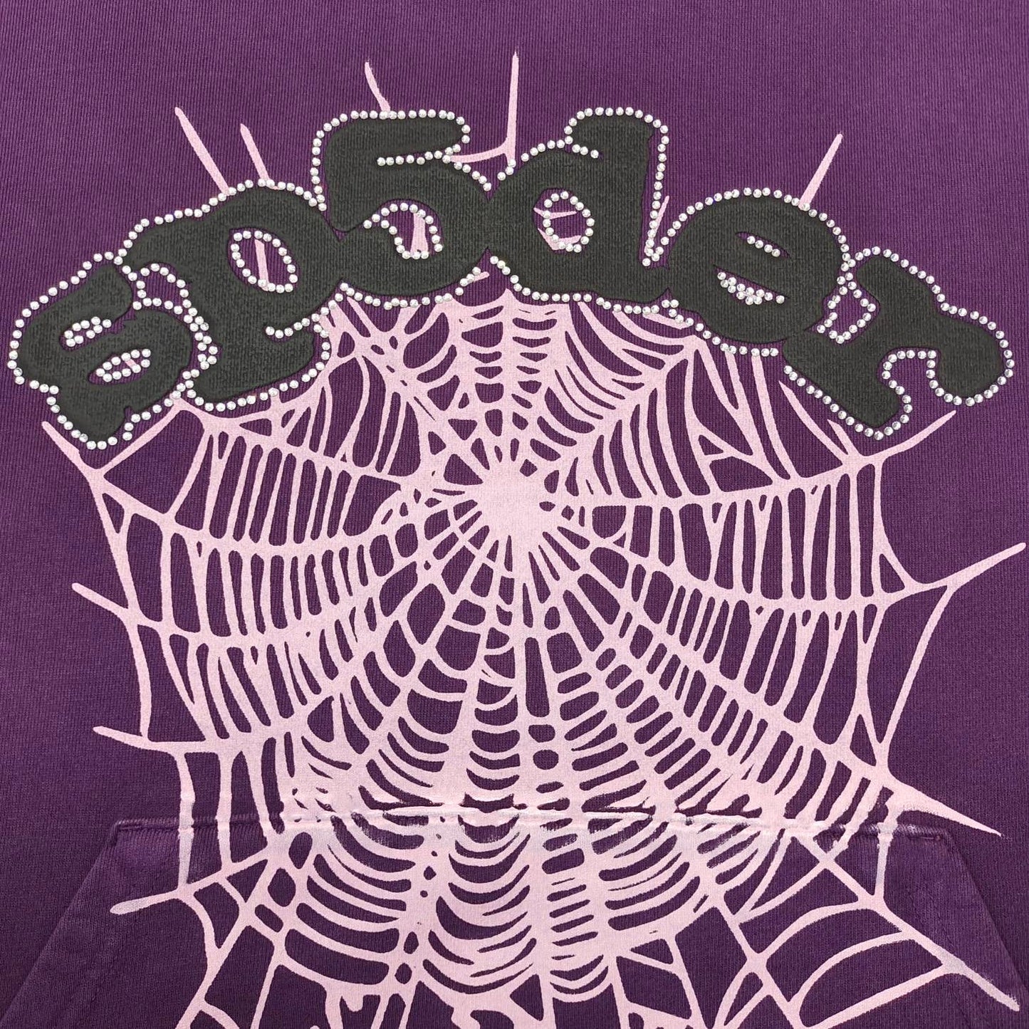 SP5DER WEB HOODIE PURPLE - netstar®