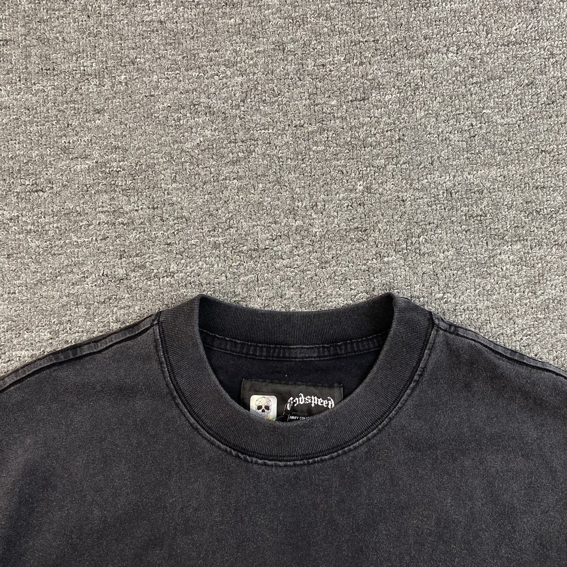 GODSPEED AMIGOS T-SHIRT WASHED BLACK - netstar®