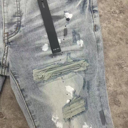 AMIRI MX1 PAINTER JEANS BLUE - netstar®