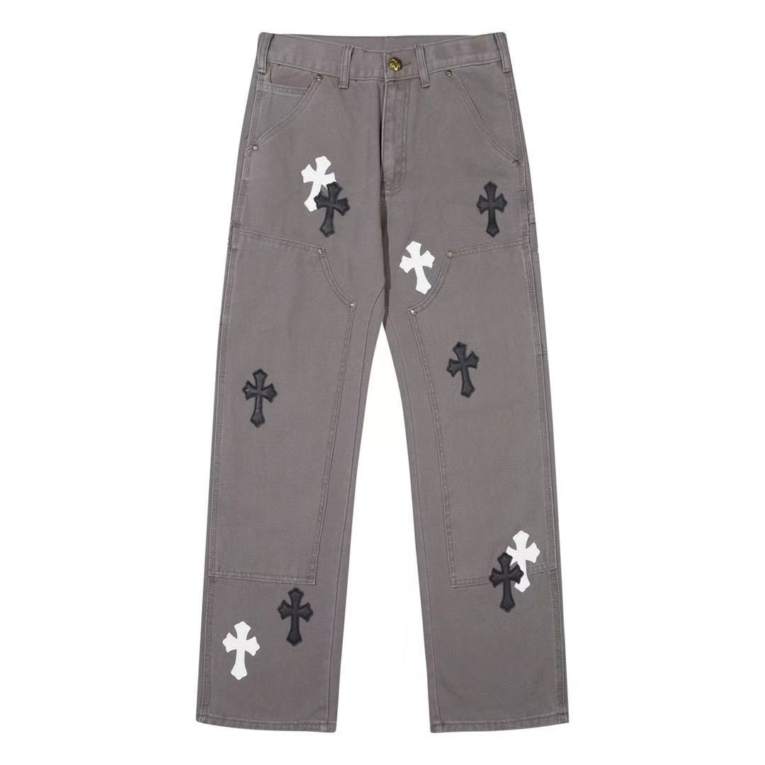 CHROME HEARTS JEANS BROWN - netstar®