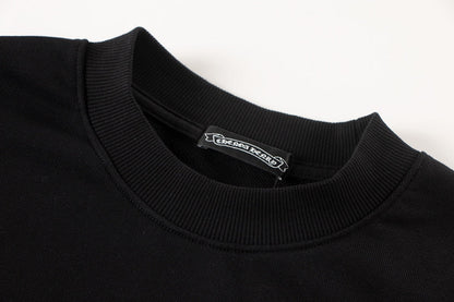 CHROME HEARTS COLORED CROSS HORSE SHOE LOGO SWEATSHIRT BLACK - netstar®