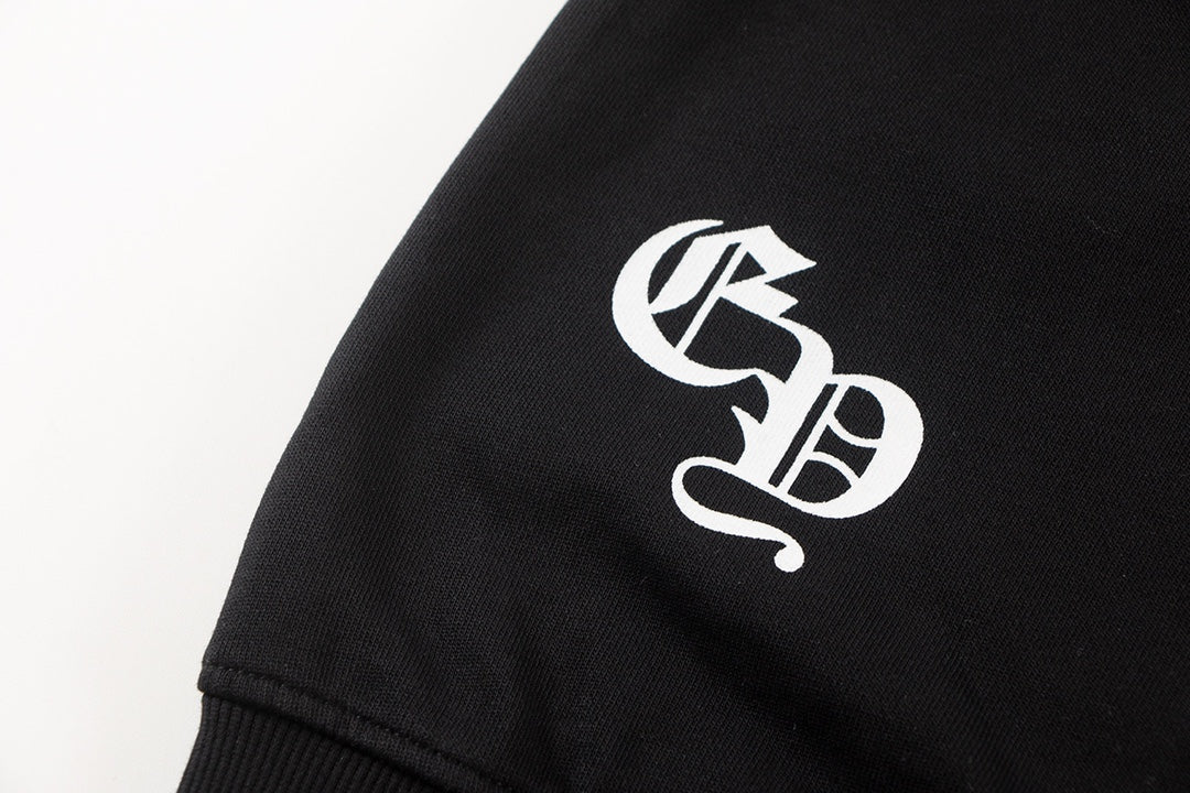 CHROME HEARTS COLORED CROSS HORSE SHOE LOGO SWEATSHIRT BLACK - netstar®