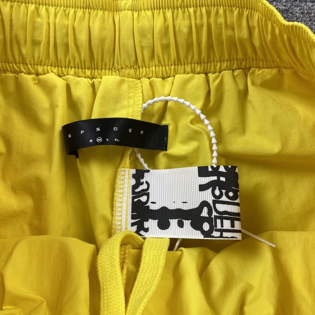 SP5DER DOUBLE LAYER SHORTS YELLOW - netstar®