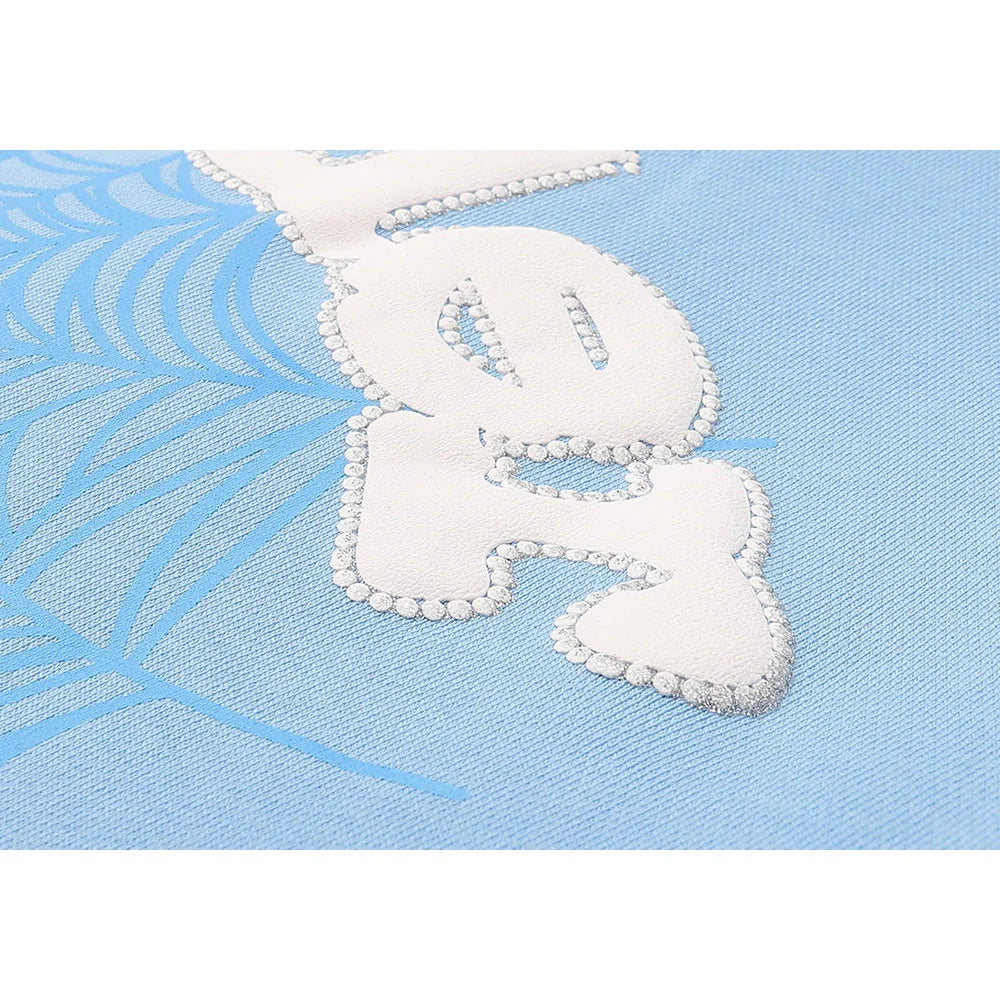 SP5DER WEB HOODIE SKY BLUE - netstar®