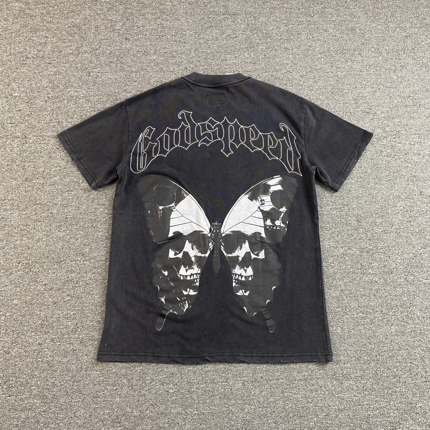 GODSPEED BUTTERFLY EFFECT T-SHIRT WASHED BLACK - netstar®