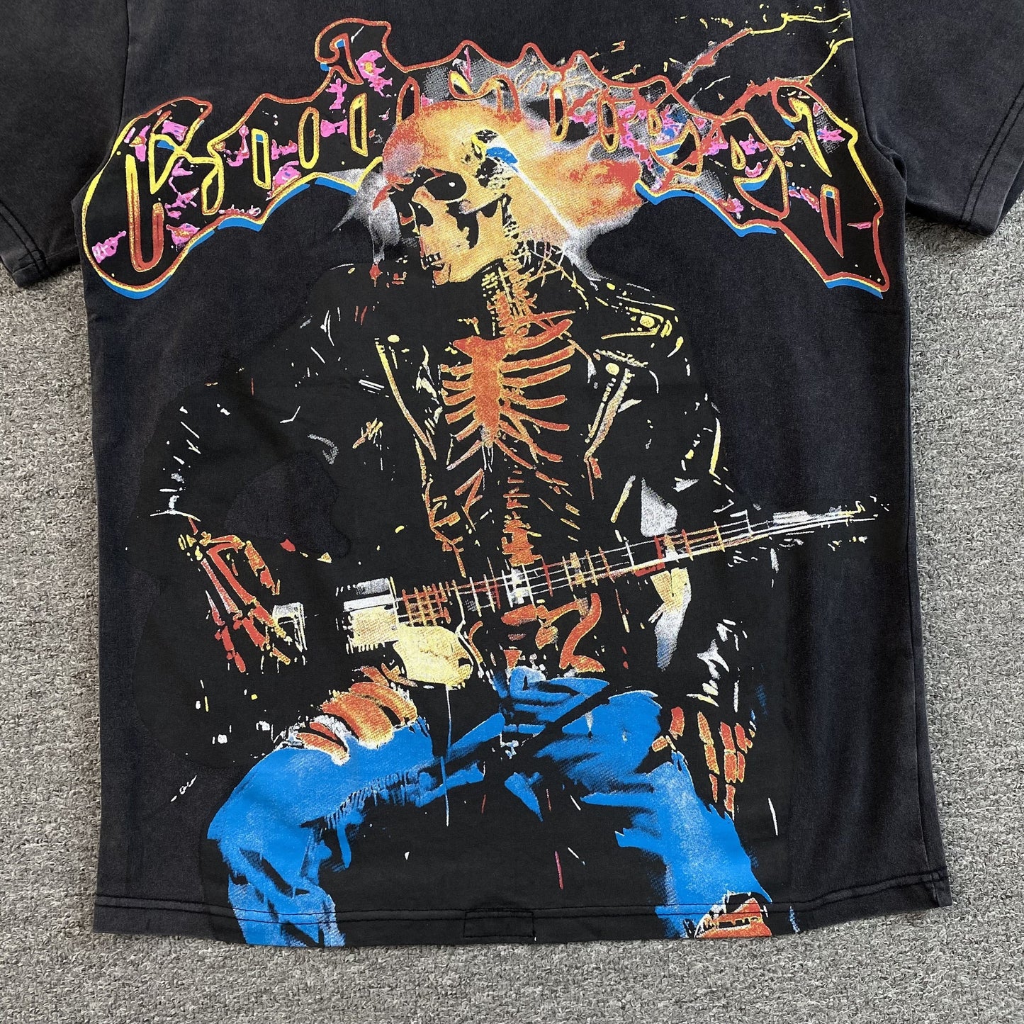 GODSPEED ROCK DREAMS T-SHIRT WASHED BLACK - netstar®