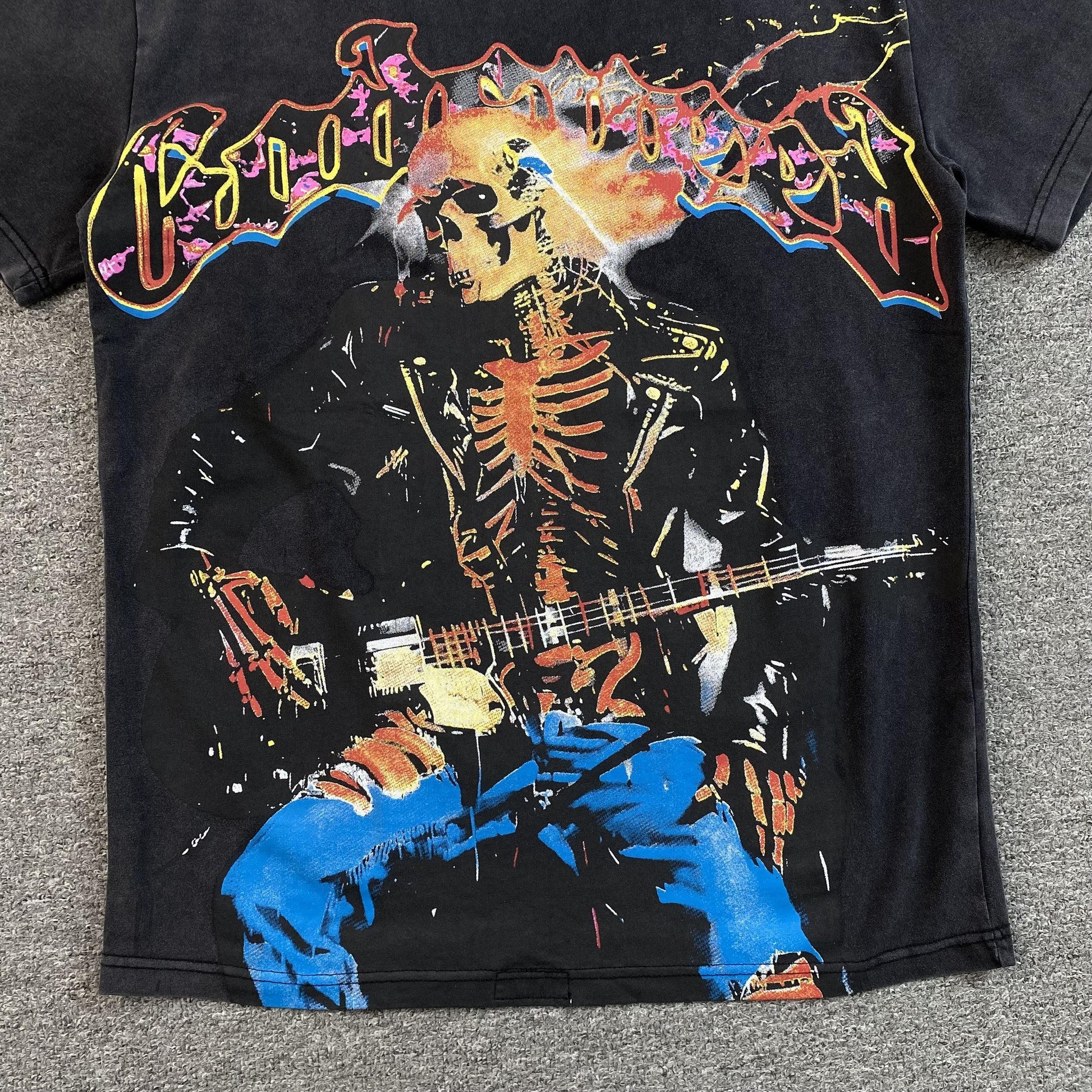 GODSPEED ROCK DREAMS T-SHIRT WASHED BLACK - netstar®