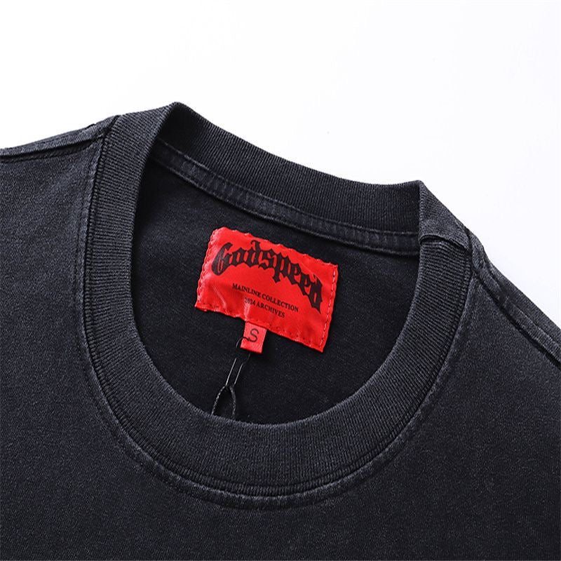GODSPEED BALACLAVA SZN T-SHIRT WASHED BLACK - netstar®