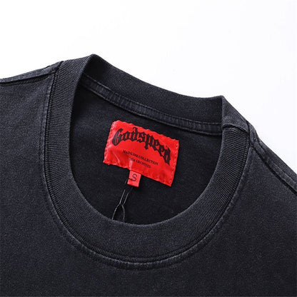 GODSPEED BALACLAVA SZN T-SHIRT WASHED BLACK - netstar®