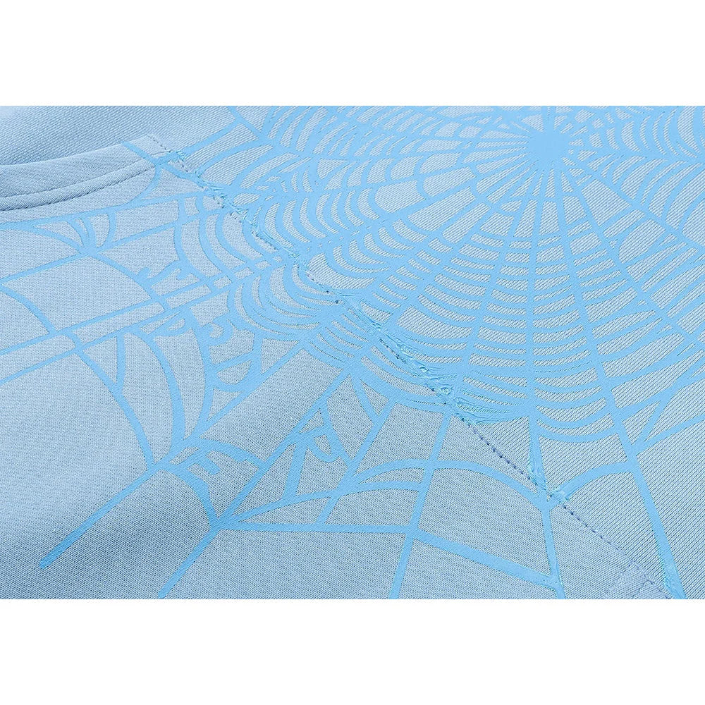 SP5DER WEB HOODIE SKY BLUE - netstar®