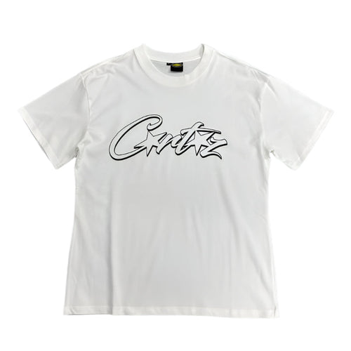 CORTEIZ ALLSTARZ TEE WHITE HOLLOW BLACK - netstar®