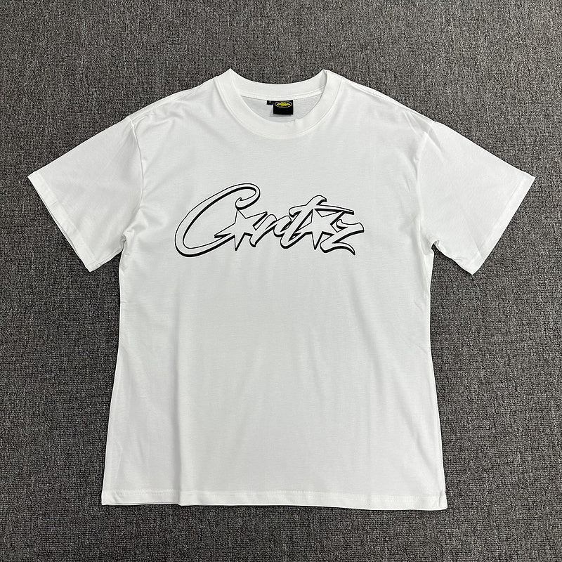 CORTEIZ ALLSTARZ TEE WHITE HOLLOW BLACK - netstar®