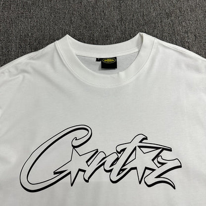 CORTEIZ ALLSTARZ TEE WHITE HOLLOW BLACK - netstar®
