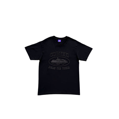 CORTEIZ OG ALCATRAZ TEE TRIPLE BLACK - netstar®