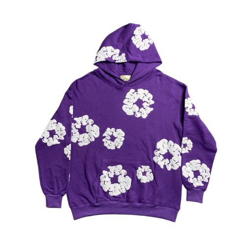 DENIM TEARS COTTON WREATH HOODIE PURPLE