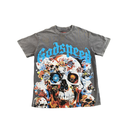 GODSPEED ETERNAL DREAM T-SHIRT WASHED GREY - netstar®