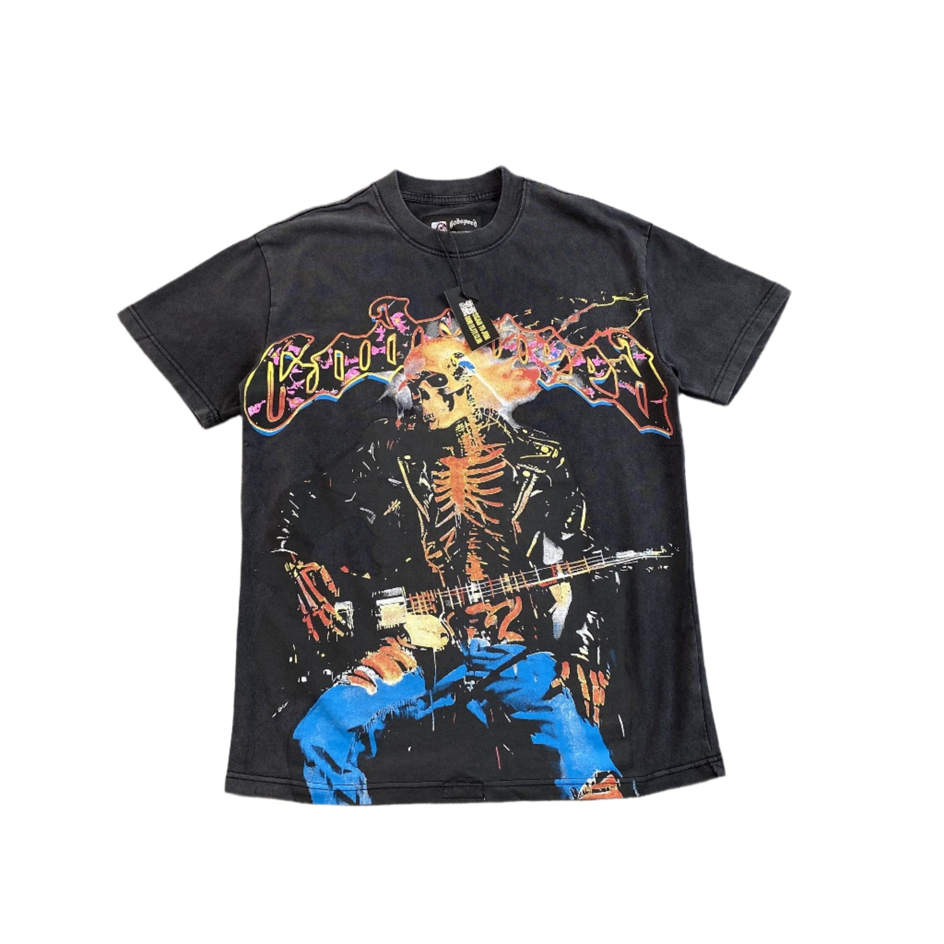 GODSPEED ROCK DREAMS T-SHIRT WASHED BLACK - netstar®