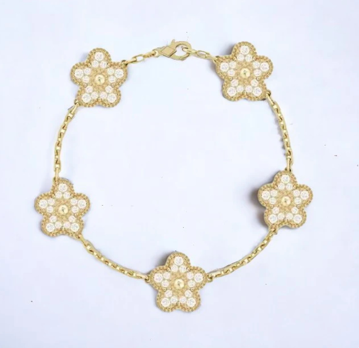 Vxnity - Gold-Plated Clover Bracelet - netstar®