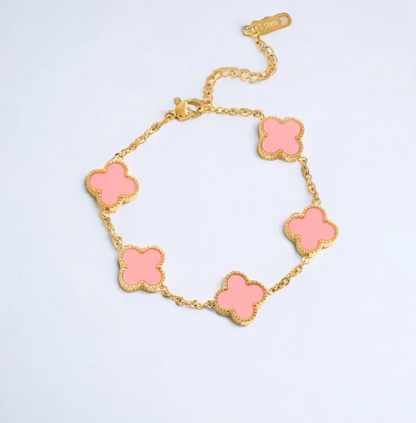 Vxnity - Gold-Plated Clover Bracelet - netstar®