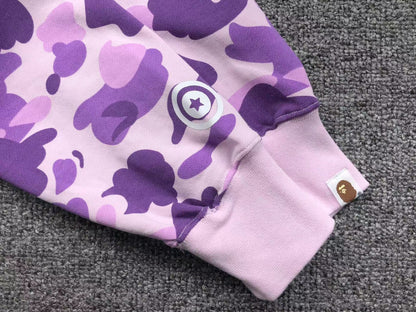 BAPE COLOR CAMO FULL ZIP HOODIE PURPLE - netstar®