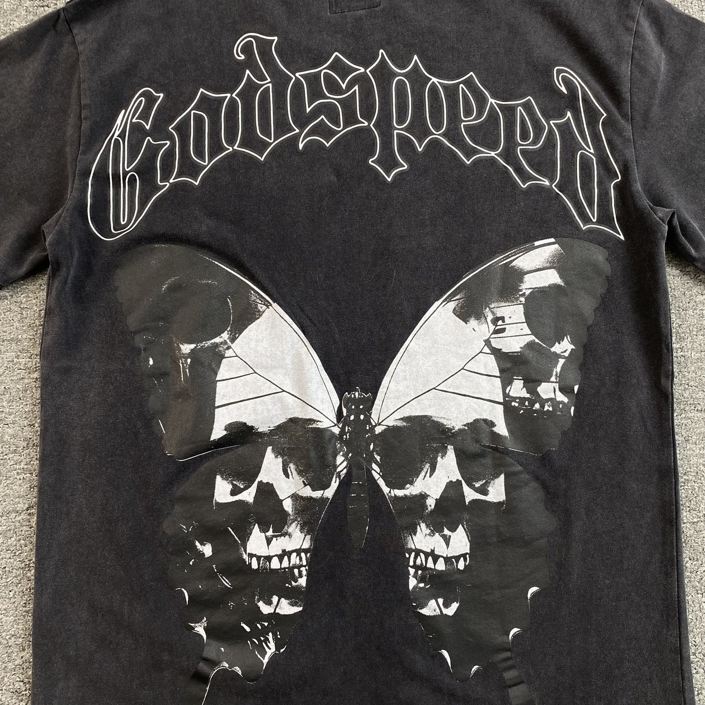 GODSPEED BUTTERFLY EFFECT T-SHIRT WASHED BLACK - netstar®
