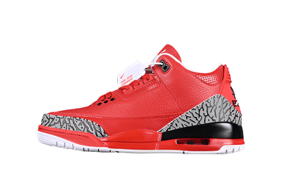 AIR JORDAN 3 BLACK/RED/GREY