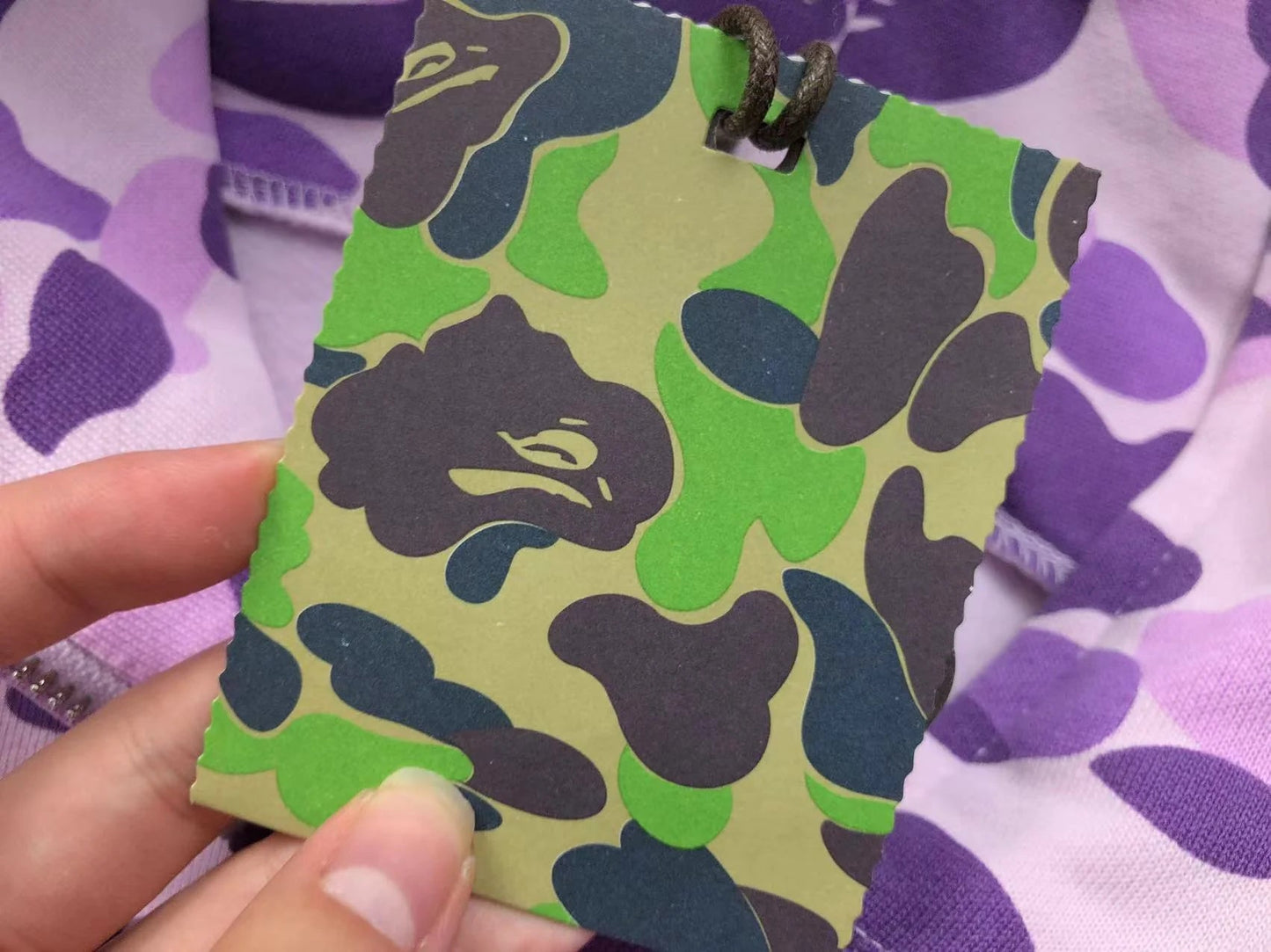 BAPE COLOR CAMO FULL ZIP HOODIE PURPLE - netstar®