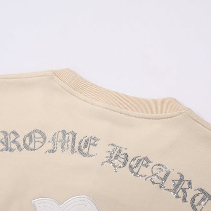 CHROME HEARTS WHITE CROSS PATCH SWEATSHIRT BEIGE - netstar®