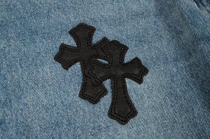 CHROME HEARTS X LEVI'S CROSS PATCH JEANS - netstar®