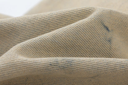 CHROME HEARTS ORANGE BROWN CROSS PATCH JEANS BEIGE - netstar®