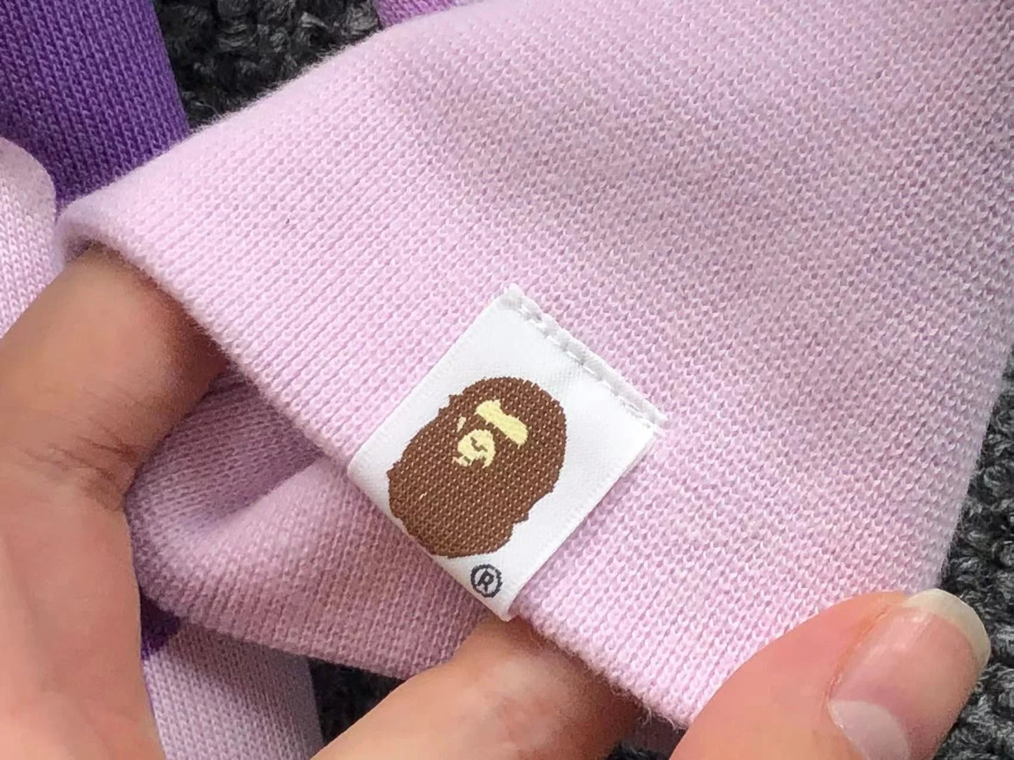 BAPE COLOR CAMO FULL ZIP HOODIE PURPLE - netstar®