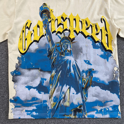 GODSPEED CHROME LIBERTY T-SHIRT BONE - netstar®