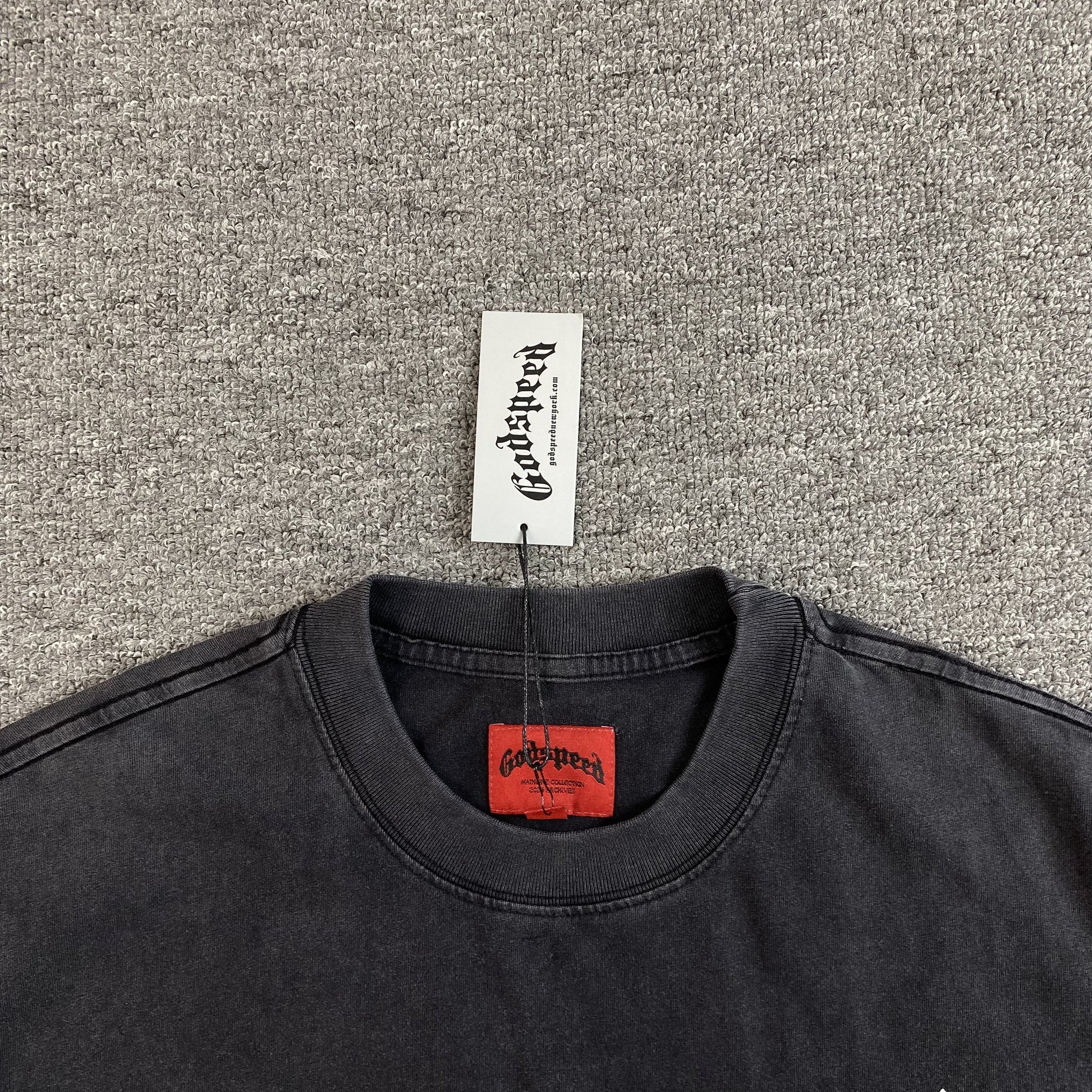 GODSPEED BUTTERFLY EFFECT T-SHIRT WASHED BLACK - netstar®