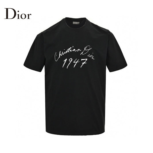 Dior 1947 Signature Black T-Shirt - netstar