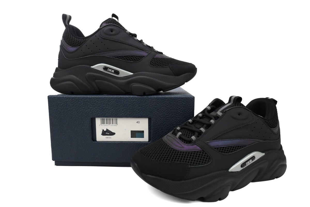 DIOR B22 REFLECTIVE BLACK - netstar