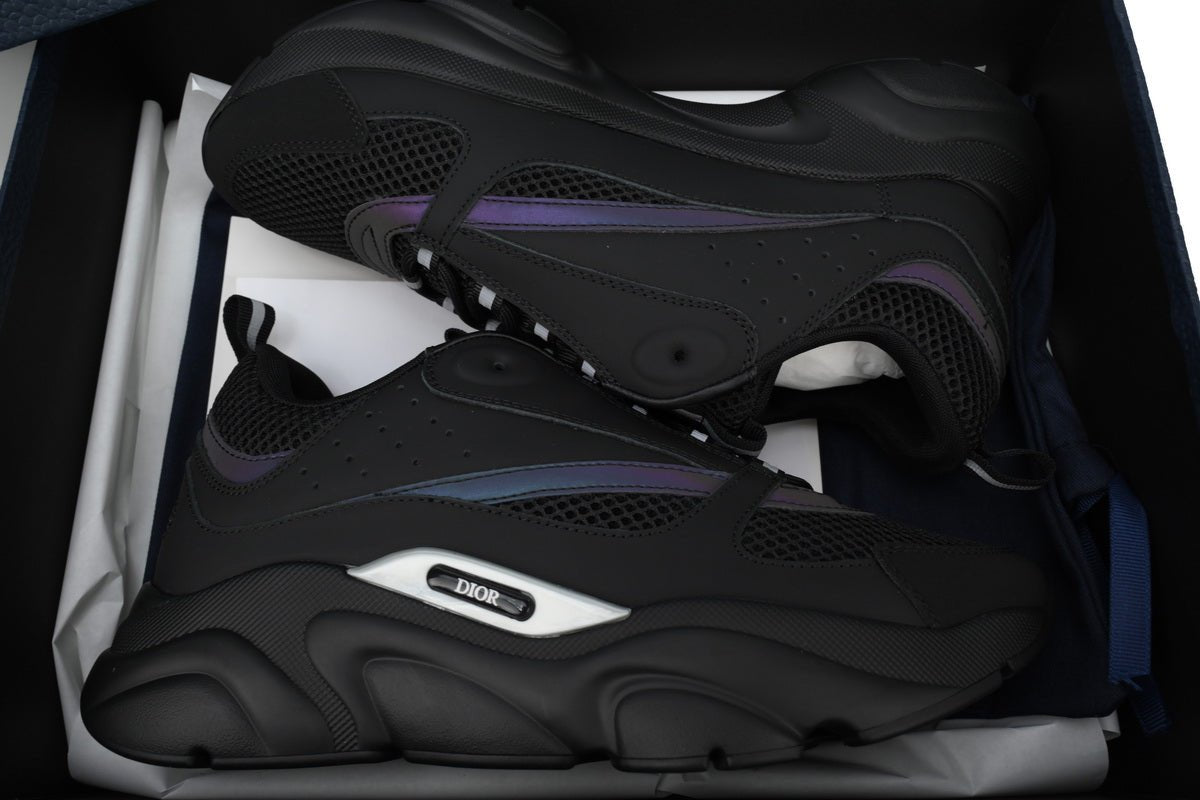 DIOR B22 REFLECTIVE BLACK - netstar