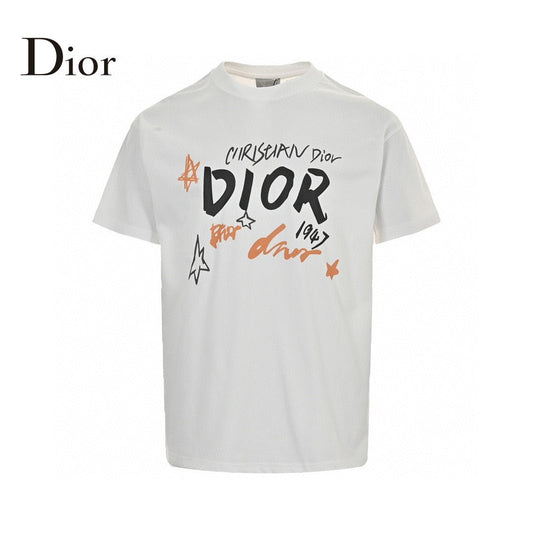 Dior Christian Dior Graphic White T-Shirt - netstar