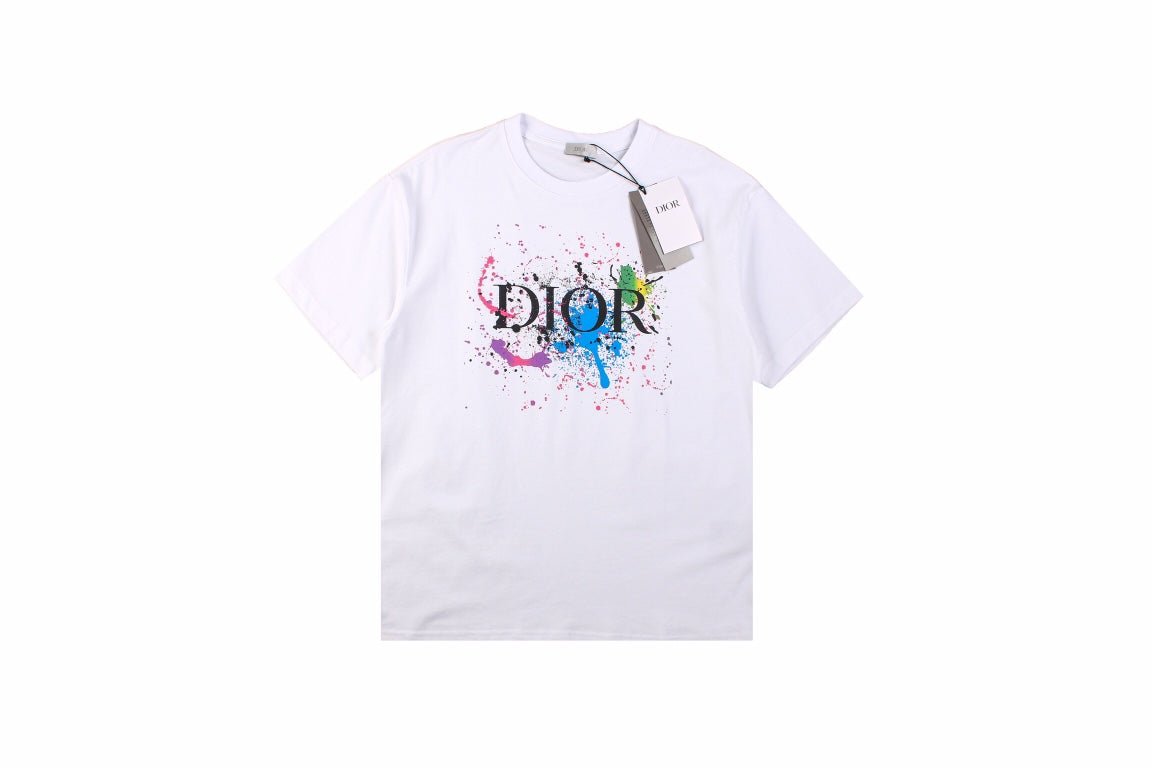 Dior Color Splash Graphic T-Shirt - netstar