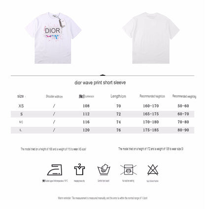 Dior Color Splash Graphic T-Shirt - netstar