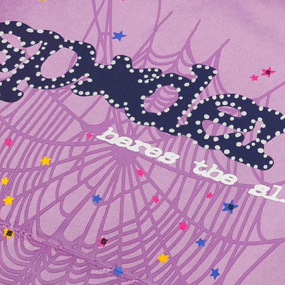 SP5DER ACAI HOODIE PURPLE - netstar®