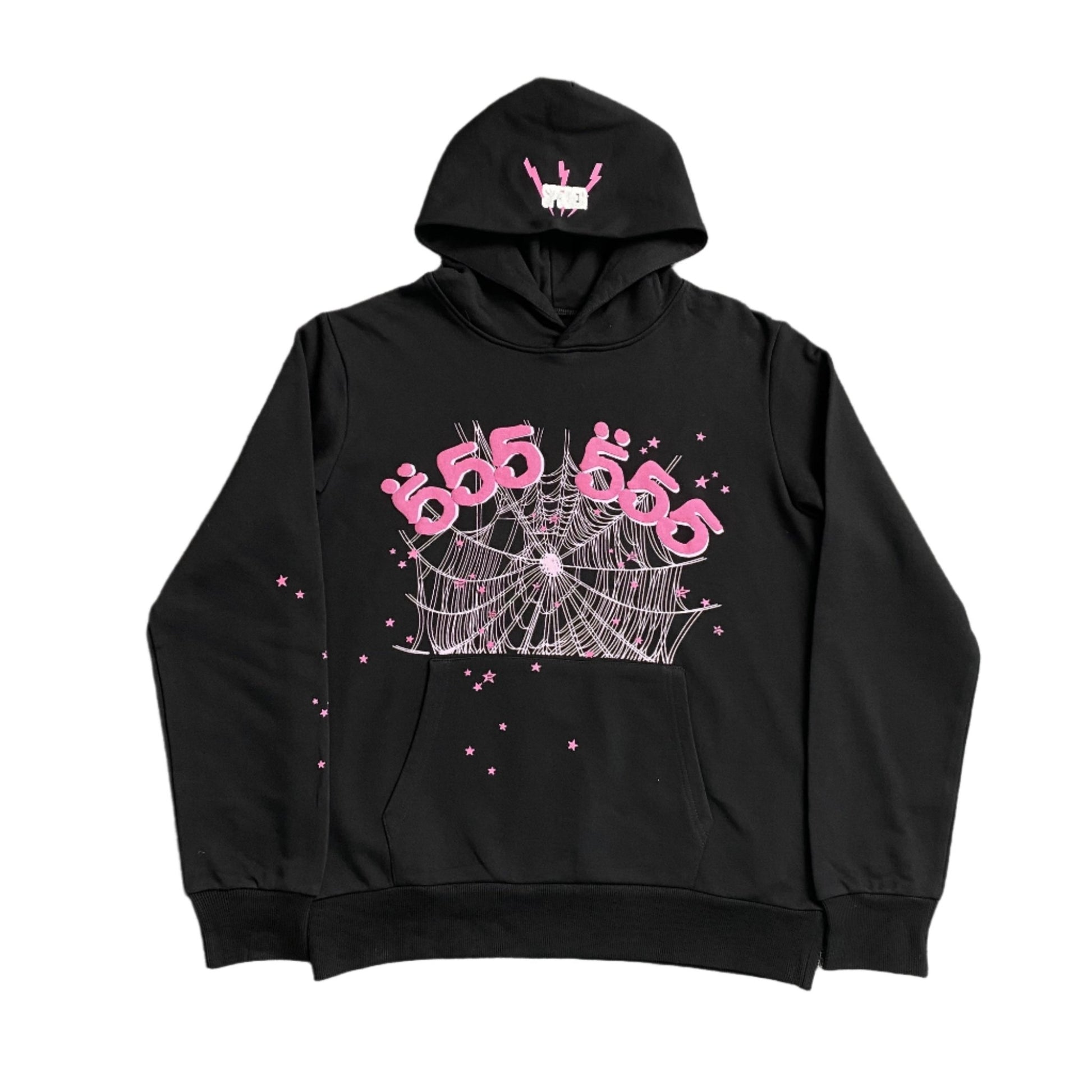SP5DER ANGEL NUMBER HOODIE BLACK - netstar®