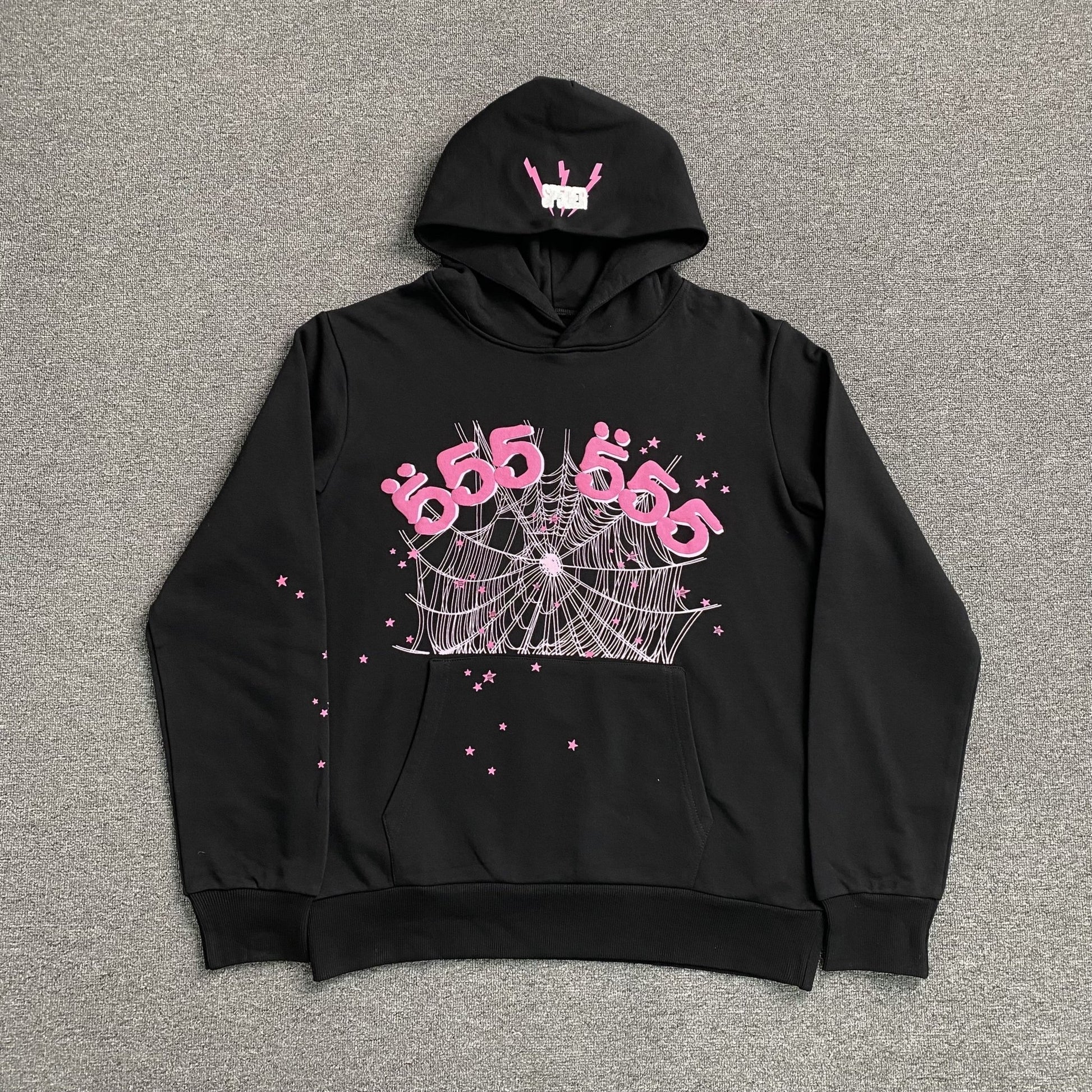 SP5DER ANGEL NUMBER HOODIE BLACK - netstar®