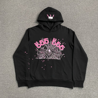 SP5DER ANGEL NUMBER HOODIE BLACK - netstar®