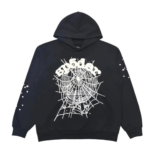 SP5DER OG WEB HOODIE BLACK - netstar®