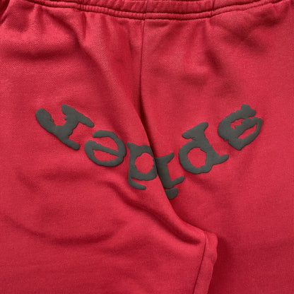 SP5DER VVS SWEATPANTS RED - netstar®