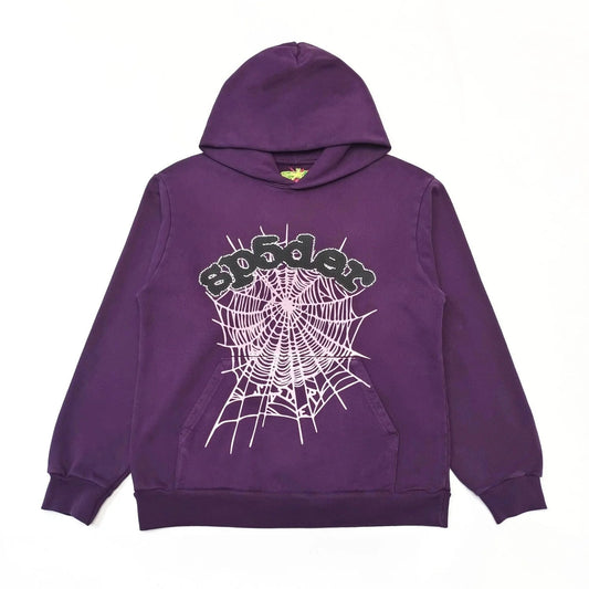 SP5DER WEB HOODIE PURPLE - netstar®