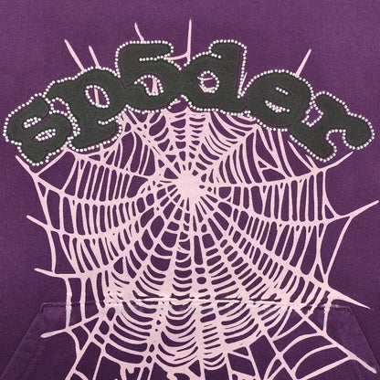 SP5DER WEB HOODIE PURPLE - netstar®